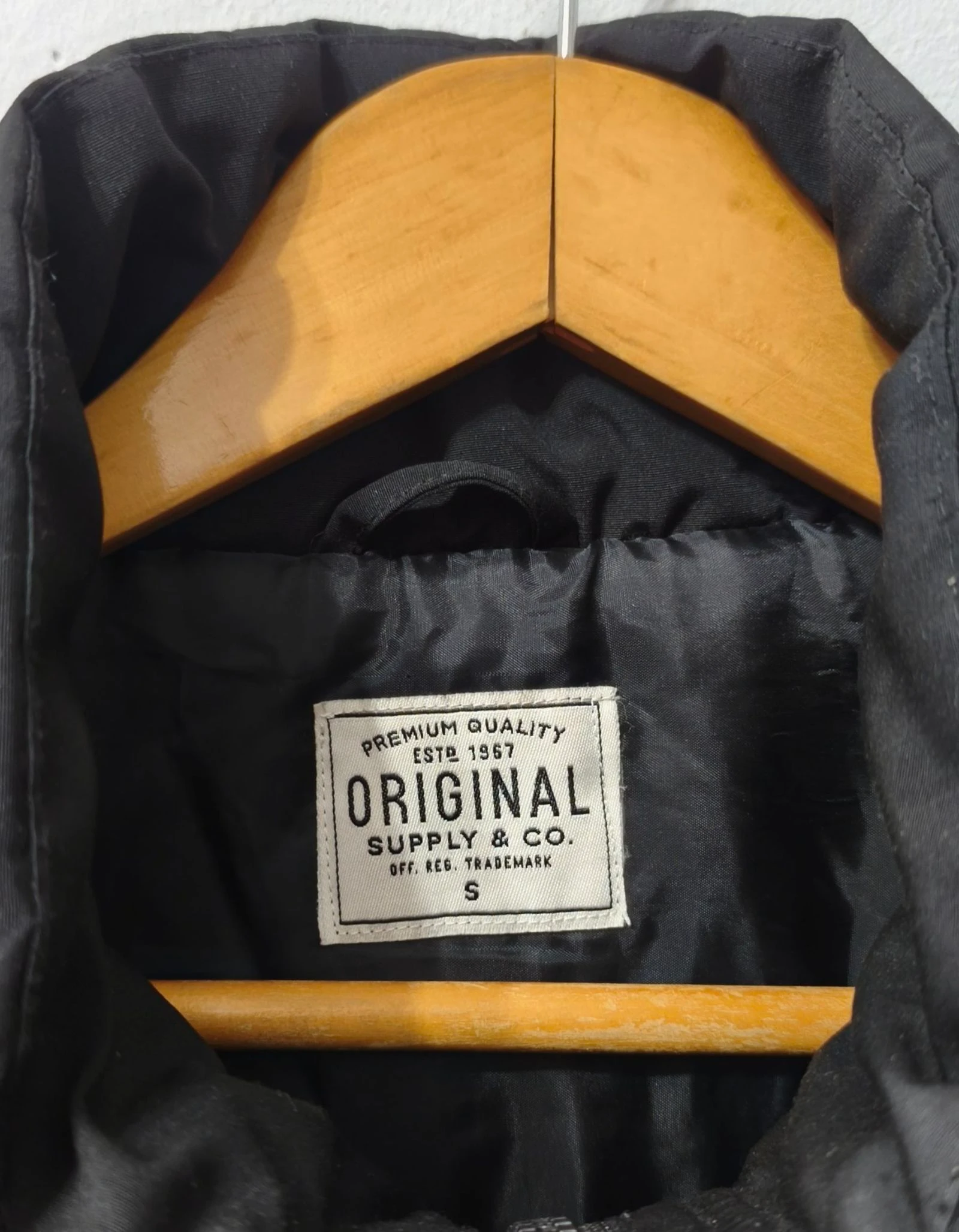 Black Zeeman Men's Coat Size S – photo 4